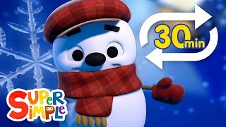 Little Snowflake (Extended Mix - 30 Mins!) | Kids Songs | Super Simple Songs