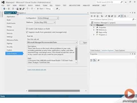 Kill bugs with Visual Studio's built-in code analyzer Kill bugs with Visual Studio's built-in code analyzer