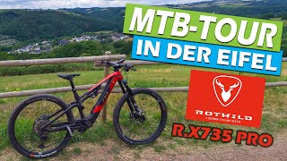 Mit ROTWILD R.X735 PRO auf 50 km MTB-Tour in der Eifel | Prüm | Komoot-Tour | Bikecheck | 13.07.2023