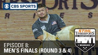 Competition Heats Up In The STIHL TIMBERSPORTS® | Men’s Finals Rounds 3 \u0026 4