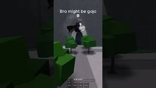 Bro might be gojo 💀  #thestongestbattlegrounds  #roblox