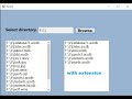 Visual Basic .net How to Populate listbox with files with or without extension from directory