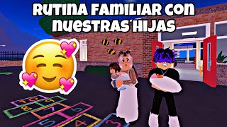 RUTINA FAMILIAR CON NUESTRAS HIJAS 👨‍👩‍👧‍👧💕✨\ #roblox #family #love #gaming #robloxedit #fypシ