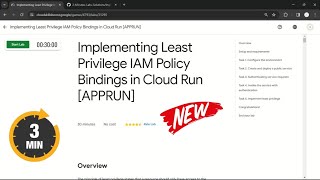 Implementing Least Privilege IAM Policy Bindings in Cloud Run [APPRUN] Solution