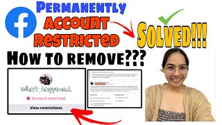How to Fix and Remove Facebook Account Restriction 2023 | Permanently Restricted on Advertising