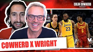 Nick Wright on LeBron James playing with Bronny on Lakers, Caitlin Clark impact