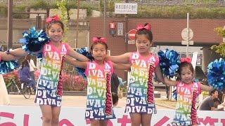 キッズ チアダンスKOBE☆DIVA  長田  神戸まつり・Chia Dance KOBE ☆ DIVA  Kobe Festival