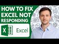 How To Fix Excel Not Responding  (2026)