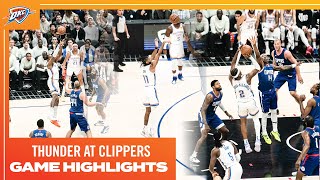 OKC Thunder at LA Clippers | Game Highlights | January 16, 2024