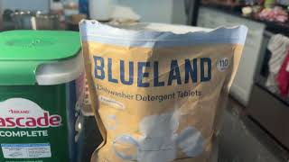 Natural vs Artificial Dishwasher tablet comparison. BlueLand vs. Cascade