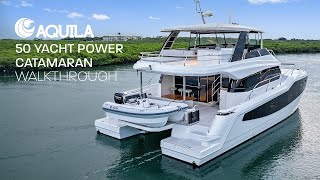 Step Inside the NEW Aquila 50 Yacht | FULL TOUR