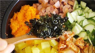 韓式魚卵石鍋拌飯 | 알밥돌솥밥 (Al-bap) |  Fish roe stone-pot bibimbap  | 韓國 石鍋拌飯