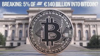 The Czech National Bank is considering investing 5% of its €140 billion reserves into Bitcoin!