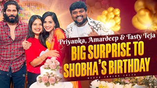 BIG SURPRISE to Shobha Shetty BIRTHDAY 🎉🥳♥️ || Priyanka Jain \u0026 Shobha Shetty || @NeverEndingTales ||