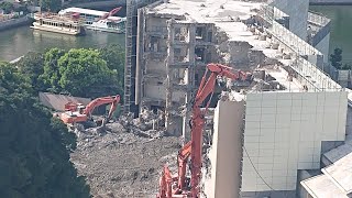 🏗️ホテル九重の解体風景　動画編(2)2022年8月〜2023年1月編