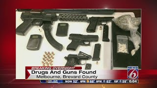 Melbourne police find guns, drugs