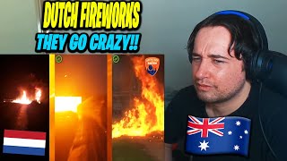 Australian Reaction To How to Survive Dutch Fireworks | They Go Crazy on New Years Eve!