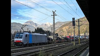 Bahnverkehr im Bahnhof Selzthal am 19.11.24 - \