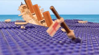 Sinking of the Britannic | Stop Motion (Featuring @HistoricTravels)