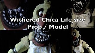 Real Withered Chica | Hand Crafted model | Five Nights at Freddy's