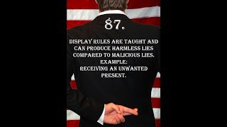 Deception Tip 87 - Display Rules - How To Read Body Language