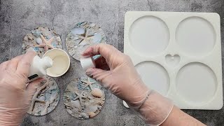 #2036 How To Add Paper Or Photos Into Your Resin Coasters