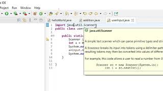 Java Program To Take Input from User via Console