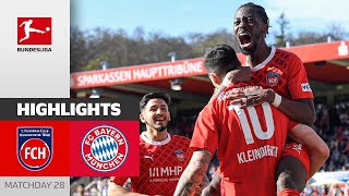 Heidenheim Comeback Stuns Bayern! | Heidenheim - FC Bayern München 3-2 | Highlights | MD 28