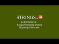Leetcode 3 Longest Substring without Repeating Characters | Swift | SweetCode