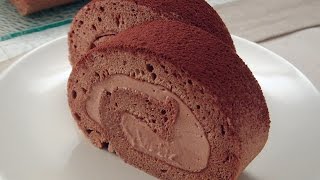 【楽らくクッキング】ガーナ風ロールケーキ 【Easiness Cooking】Ghana -style roll cake