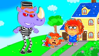 MrLion India | Long-legged thief | Cartoon for Kids