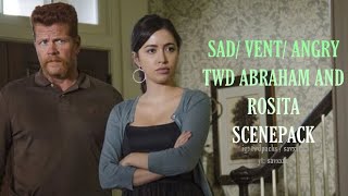 TWD Rosita and Abraham sad/angry logoless scenepack + MEGA link