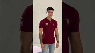 Polo Republica Men's Pony PRC \u0026 5 Embroidered Short Sleeve Polo Shirt #linkindescription