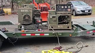 MEP002a  Military Generators From Auction-  Will They Run?