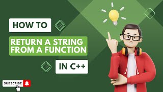 How to Return a String from a Function in C++ | #returnstring, #returnstringfromfunction