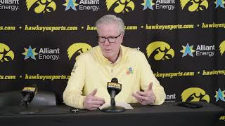 Iowa Men's Basketball Post Game Press Conference – 1/24/25 (Penn State)