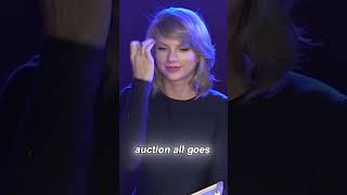 No one knows where the money from the items auctioned by Taylor Swift has gone.