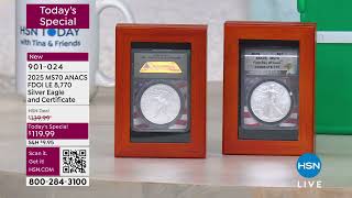 2025 MS70 ANACS FDOI LE 8,770 Silver Eagle and Grading C...