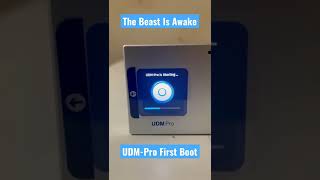 UniFi Dream Machine Pro First Boot #unifi #shorts