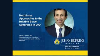 Webinar- Nutritional Approaches to IBS (Dr Gerard Mullin)
