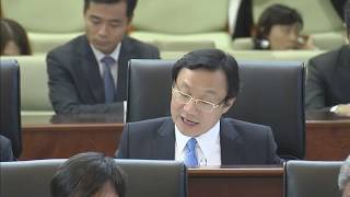 社會文化司譚俊榮司長列席立法會全體會議回答議員提問(第二部份)