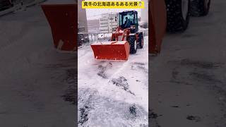 【北海道あるある】⑧大雪が降った後→朝から除雪車の助けがありがたい〜☃️ 北海道旭川市✨  #ninjya #shorts #旭川市 #雪 #雪化粧 #雪景色 #真冬 #北海道あるある #除雪車