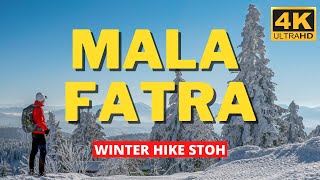 Little Fatra in Winter - Stoh Don't Risk Your Life | 4K