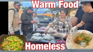 Making Crispy Pan -Fried Pho Noodles For The Homeless People !