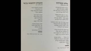 יוני רכטר, אריק איינשטיין - משירי אברהם חלפי - כוכבים התחבאו בדמי