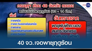 จับตา 40 จังหวัดเจอพายุฤดูร้อน บรรเทาฝุ่นพิษ PM 2.5