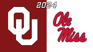 2024 Oklahoma Sooners vs Ole Miss Rebels Full Game Replay | NCAA College Football | 720p