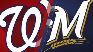 Santana's two homers leads Brewers past Nats: 9/3/17