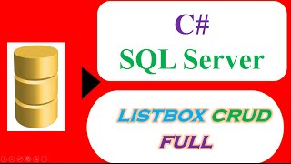 C# ListBox SQL Server - INSERT SELECT UPDATE DELETE CLEAR Full