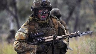 Australian Army Training alongside U.S. Marines at Talisman Sabre 2015 - Air Assault Drills